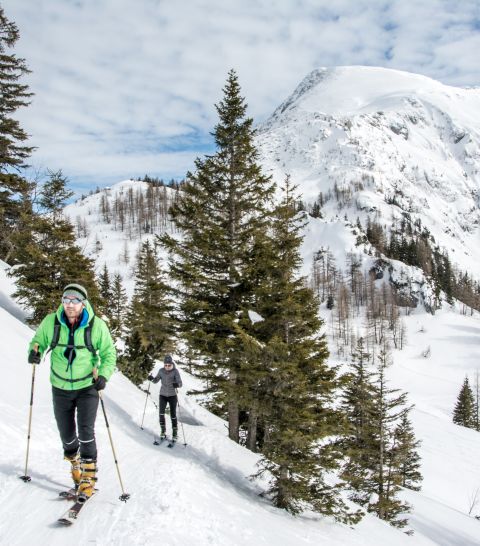 Na výletě na lyžích v Berchtesgadenu