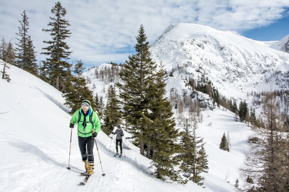 Unterwegs auf Tourenski in Berchtesgaden