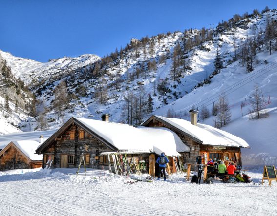 Die Mitterkaseralm liegt im Skigebiet Jenner.