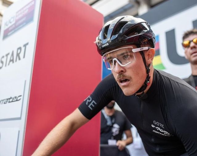 Nils Riecker na startovní čáře