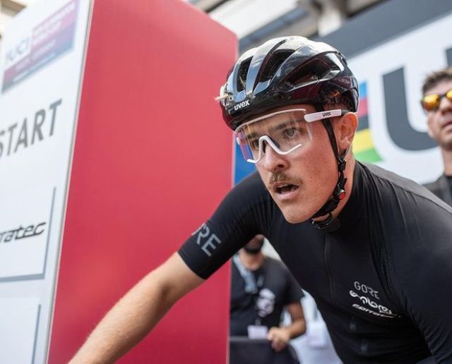 Nils Riecker aan de startlijn
