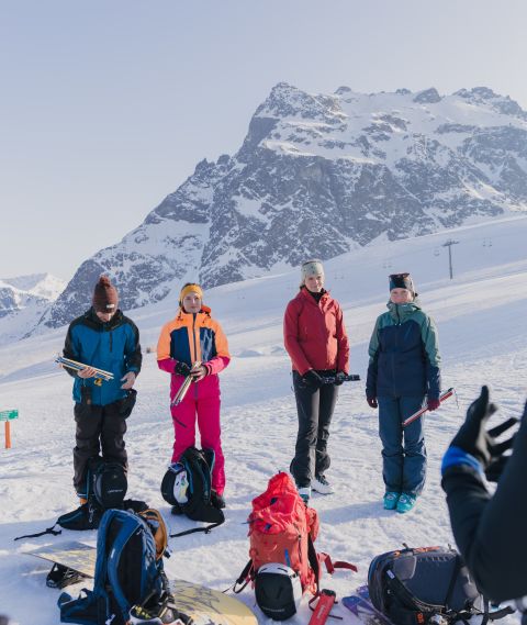 Ski tour on the Schafberg plateau with guide