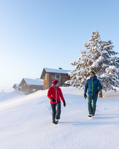 Winter hiking Bartholomäberg