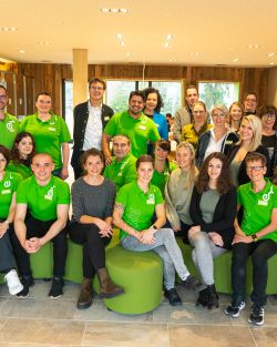 Fast das ganze Team vereint