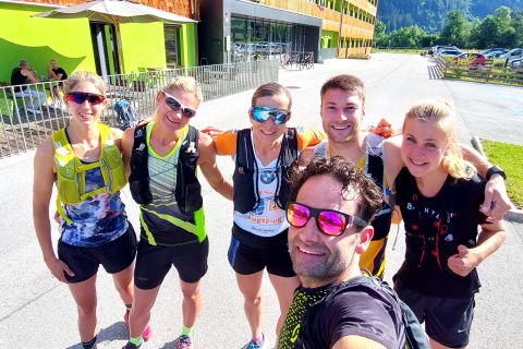 Gemeinsam unterwegs auf den Trails in Hinterstoder