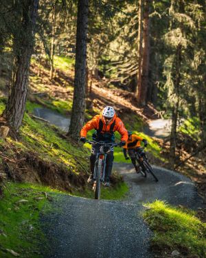 Flow-Country-Trail durch den Wald in Bad Kleinkirchheim