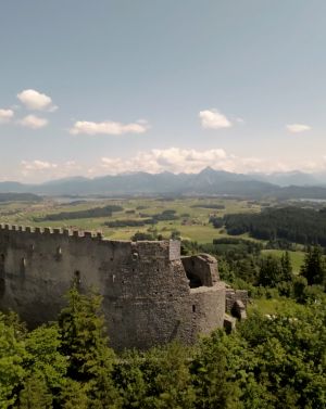 Burgruine Eisenberg bei Pfronten im Ostallgäu