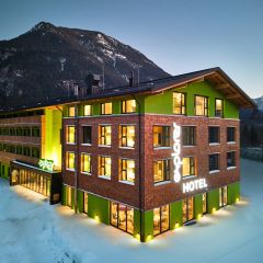 Das Explorer Hotel Garmisch im Winter