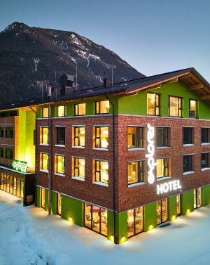 Das Explorer Hotel Garmisch im Winter