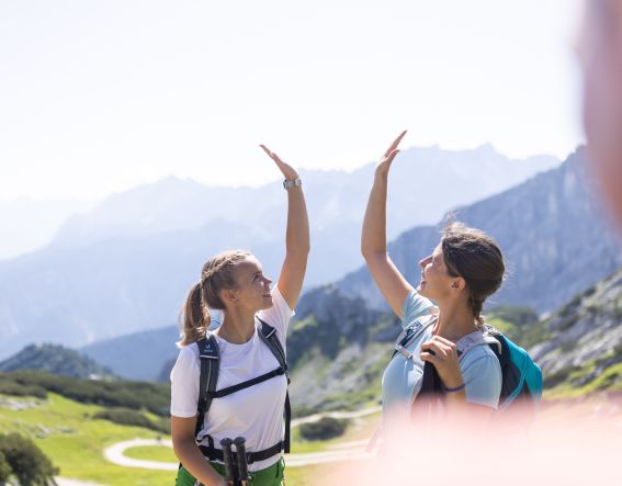 Gemeinsam mit der besten Freundin in den Allgäuer Alpen unterwegs