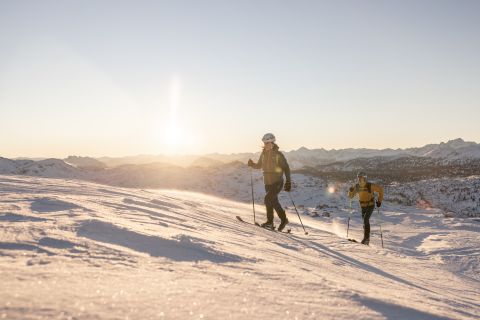 Alba, Krippenstein, Sci alpinismo, Alta Austria, Turismo, Dachstein, Salzkammergut, Michael Groessinger