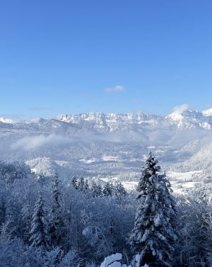 Winterlandschaft im Berchtesgadener Land