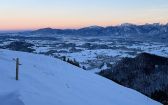 Sonnenuntergangsstimmung von der Kappeler Alp