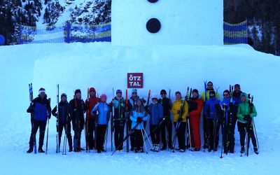 Das Langlaufcamp im Ötztal zu Besuch in der Loipe in Niederthai