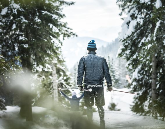 Zusammen Langlaufen im Stubaital eine sportliche Aktivität deine Freizeit im Winter zu gestalten. Die Auswahl der Touren ist vielfältig und für jedes Fitnesslevel ist etwas dabei.