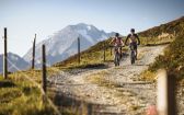 Mit dem Mountainbike unterwegs rund um Neustift im Stubaital in Tirol