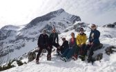 Gruppenbild der Campteilnehmer vom Skitourencamp in Garmisch