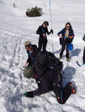 LVS Training beim Skitourencamp in Garmisch