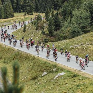Ötztaler Radmarathon führt über 4 Alpenpässe in Tirol in Österreich.