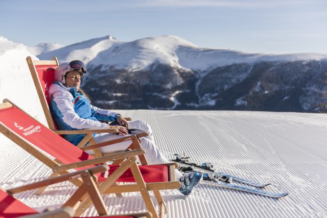 Sonnenski ist Skifahren in Bad Kleinkirchheim im März und April bei traumhaften Temperaturen