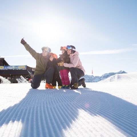 Die schönsten Momente auf dem Schlick2000 werden natürlich gerne festgehalten. Eine Erinnerung für das Leben und ein Ski-Spaß für die ganze Familie.