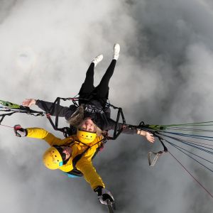 Tandem picture Domi above the clouds 2