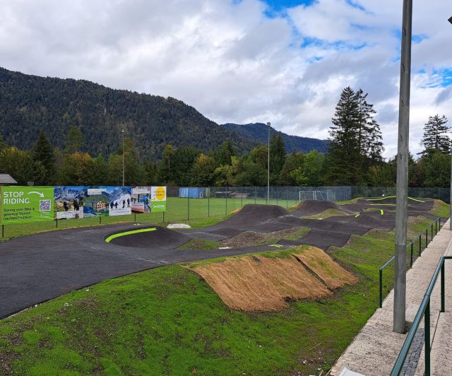 Pump track in Farchant right next to the Explorer Hotel Garmisch