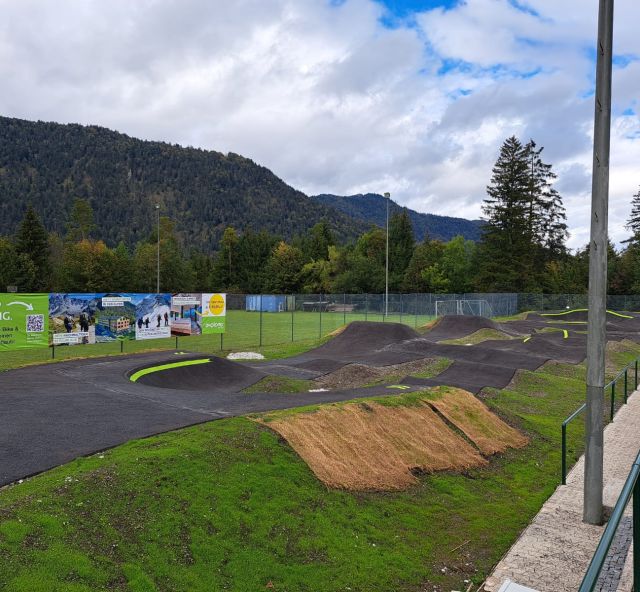 Pumptrack w Farchant tuż obok Explorer Hotel Garmisch