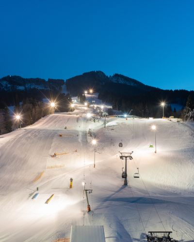 Night skiing Alpspitzbahn Nesselwang
