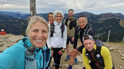 Die Gruppe beim Trailrunningcamp