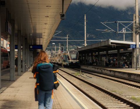 Explorer Buddy at Innsbruck Central Station