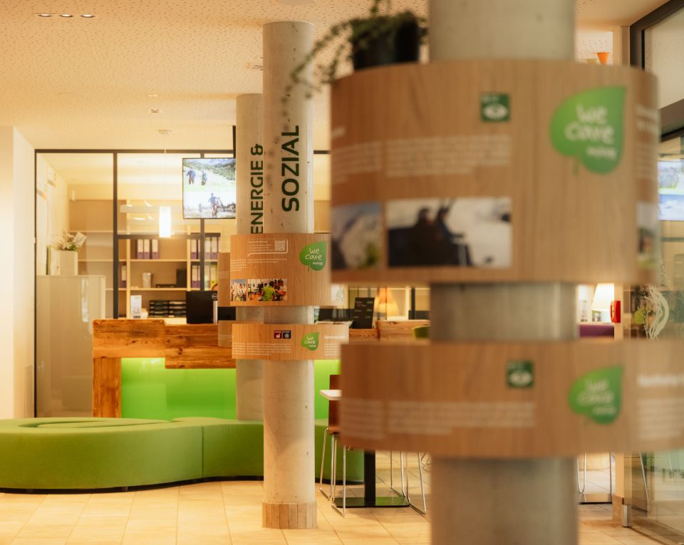 Duurzaamheidspijlers in het Explorer Hotel Stubaital