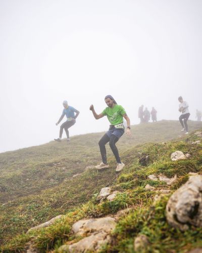 (c) Sportograf Andrea bergab bei der Grüntenstafette im Allgäu
