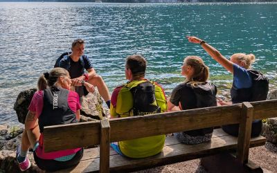 Pause am See beim Explorer Hotels Trailrunningcamp in Berchtesgaden