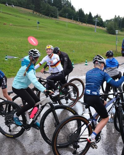 Mit Marion Fromberger auf dem Mountainbike