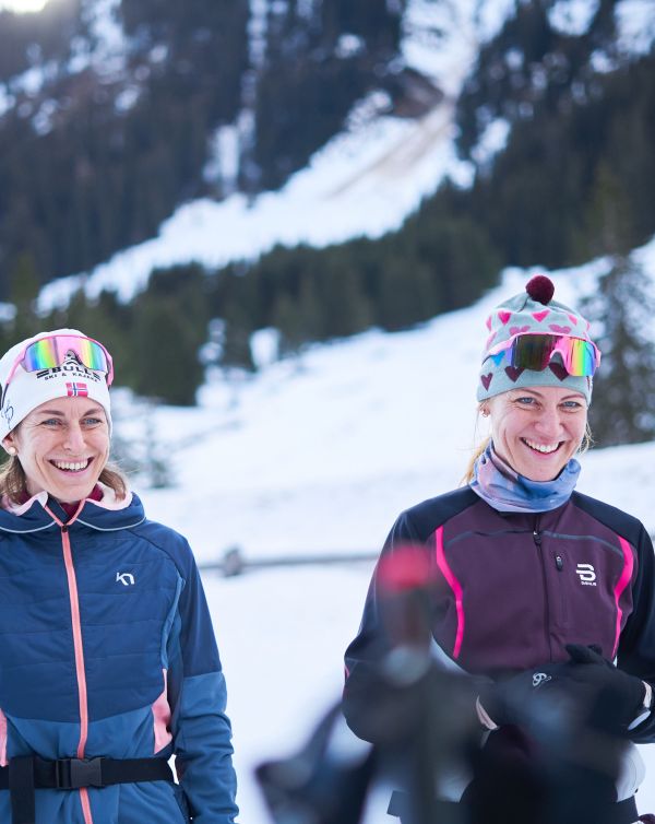 Your training zone cross-country course with trainers Maria and Eva