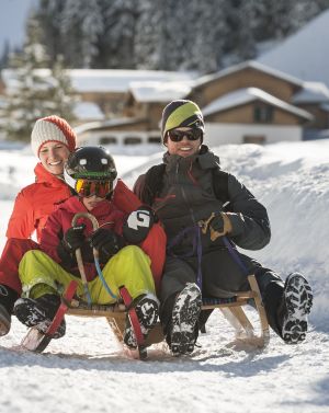Schneespaß für die ganze Familie.