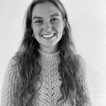 Porträt Pauline Mies schwarzweiß