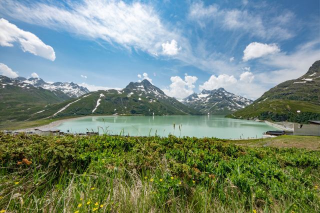 Silvrettasee Der Silvrettasee im Sommer.