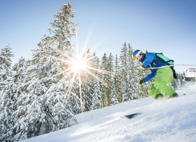 Jazda na nartach w Sudelfeld