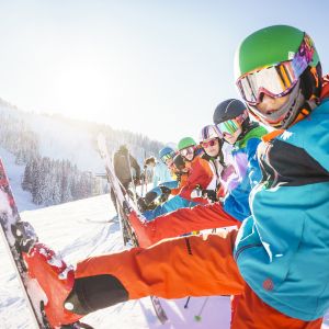Auch Kinder kommen auf ihre Kosten: Skifahren ist auch für die Kleinen am Sudelfeld möglich.