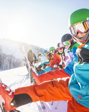 Children also get their money's worth: skiing is also possible for little ones at Sudelfeld.