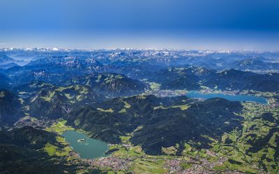Tegernsee Schliersee Luftaufnahme