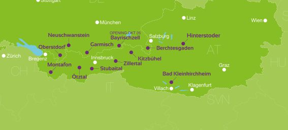 Map Exhs 12 Standorte mit Opening Oktober