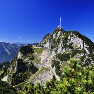 Der Gipfel des Wendelsteins bei Bayrischzell.