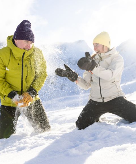 Uprostřed prašanu: Sportovní zimní akce na Giggijochu kolem vyhlídky Rotkogel (2666 m) v údolí Ötztal.