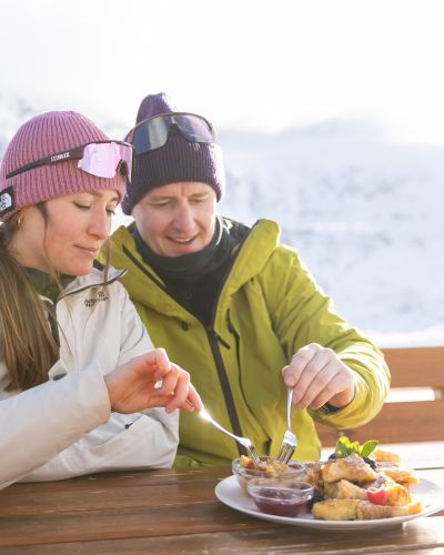 Im Skigebiet Sölden ist der Kaiserschmarrn das Highlight zwischen dem Skifahren
