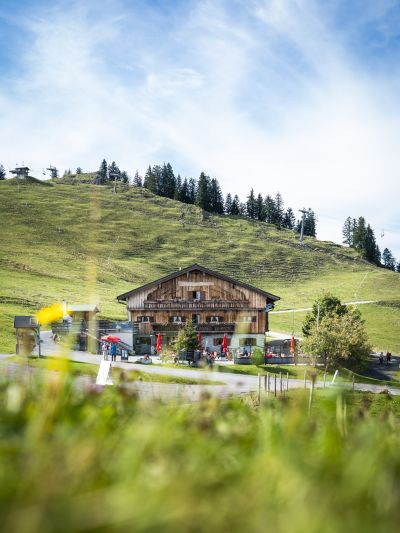 A Walleralm hegyi fogadó könnyen megközelíthető hegyikerékpárosok és túrázók számára.