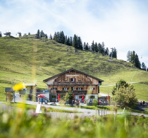Der Berggasthof Walleralm ist leicht für Mountainbiker und Wanderer erreichbar.
