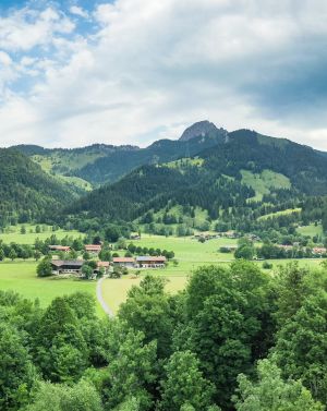 Bayrischzell v létě.